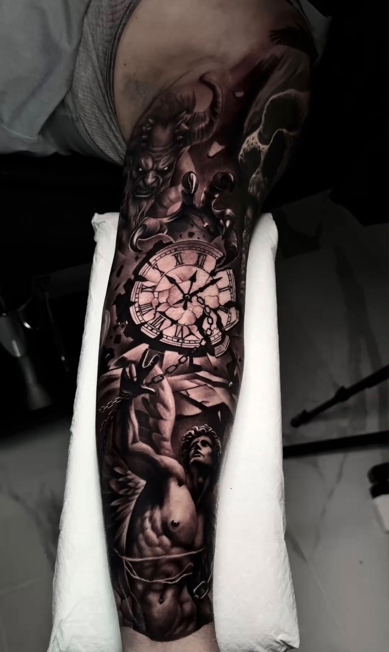 Custom tattoo composition