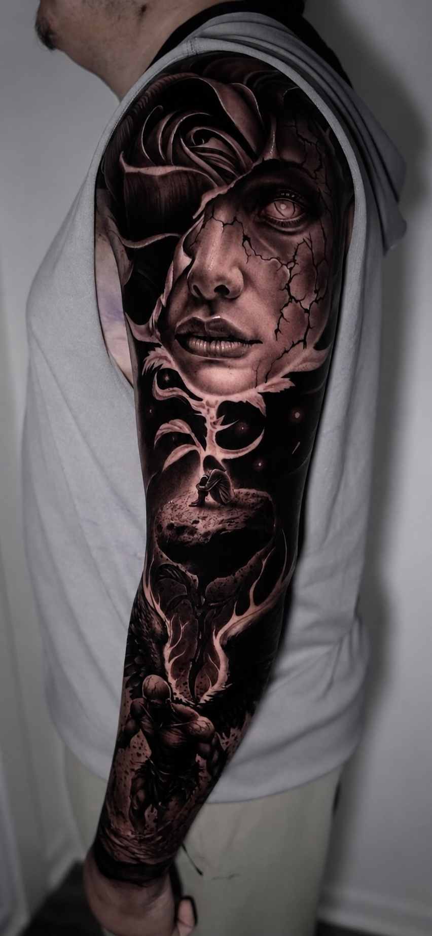 Detailed custom tattoo work