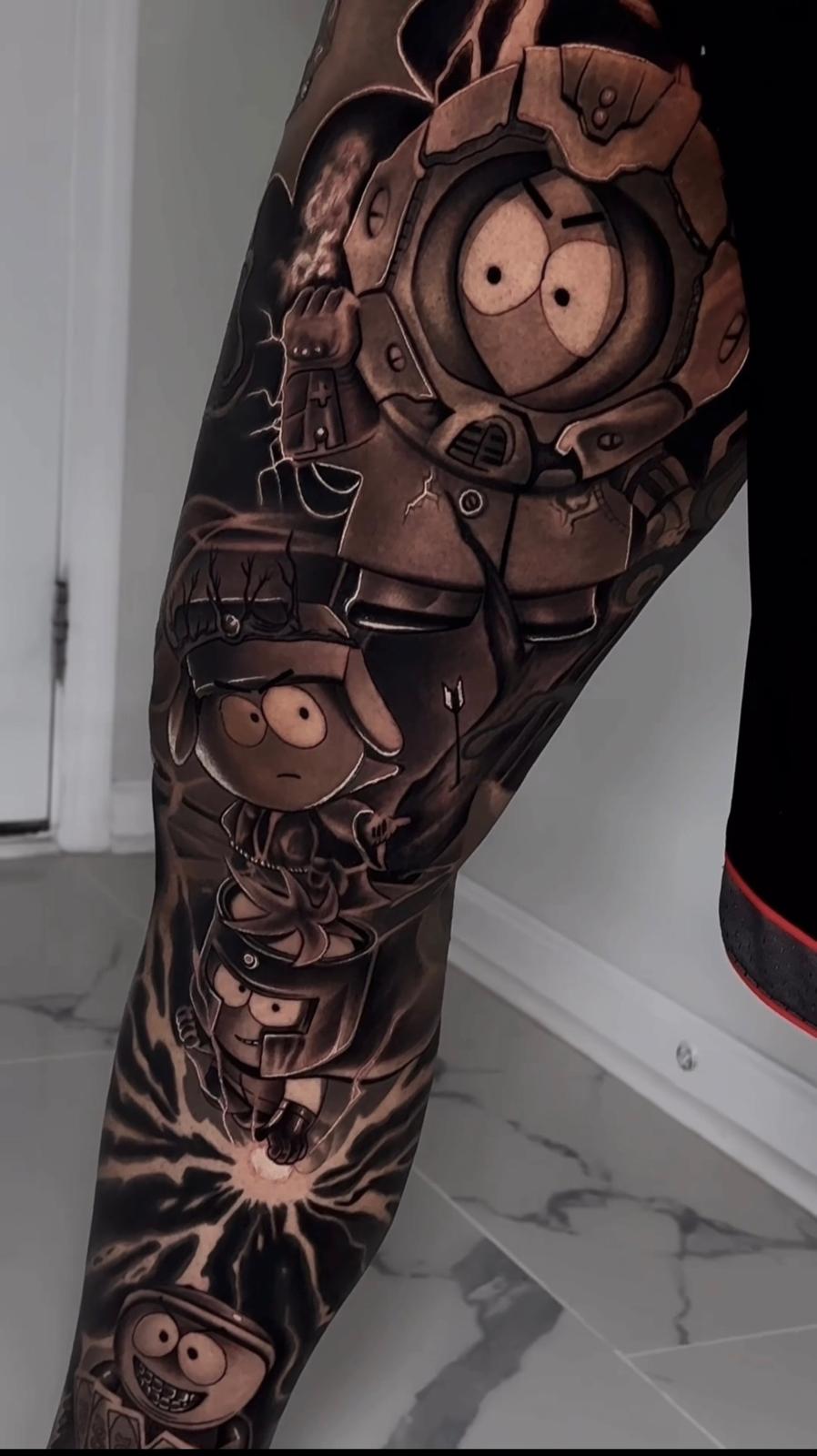 Detailed custom tattoo work
